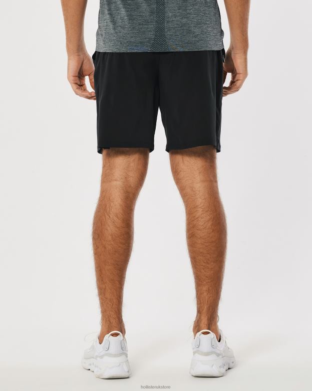 Bottoms Hollister Men Gilly Hicks Active Shorts 7\\ 488201215 Black